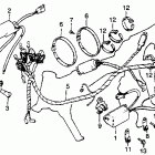 CM400E Wire harness @ ignition coil @ c.d.i. unit