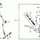 CB400T Front brake master cyl 81