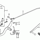 CR80R Shift pedal @ brake pedal  @ kick starter arm 80-8...