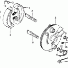 CR250R Front brake panel 81