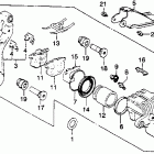 GL1100 Rear brake caliper 80-81