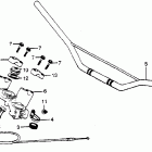 XL500S Руль и панель переднего номера