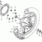 CR250R Rear wheel 81
