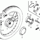 NC50 Заднее колесо