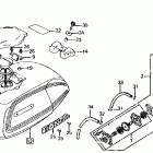 XL125S Барабан и вилки переключения