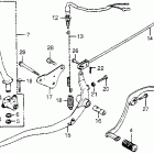 CM400C Cm400c / t pedals - change & brake  @ kick starter...