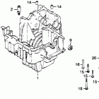 CM400A Left side cover @ rectifier