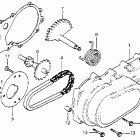 NA50 Left crankcase cover 81