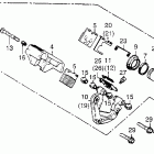CB750C Front brake caliper 81
