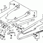 CB400T Swingarm @ chain guard