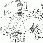 XL125S Shift pedal @ kick starter arm