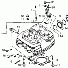 XR500 Головка цилиндра