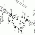 XR500 Барабан и вилки переключения