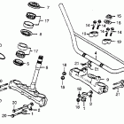 CR250R Handlebar @ top bridge stem