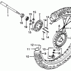 CR125R Переднее колесо