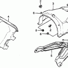 XL500S Xl500s rear fender 79-81