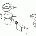 CR125R Коленвал и поршни