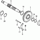XR250 Кик стартер
