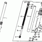 CB750L Cb750k / l front fork 79-80