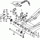 XL125S Передний тормоз