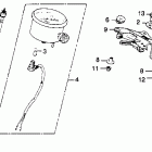 XR250 Speedometer @ headlight stay