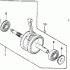 XR250 Piston @ crankshaft