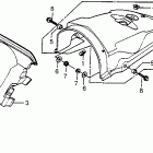 XR500 Заднее крыло