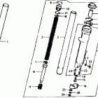 CB750F Front fork 79-80