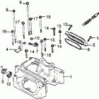 XR250 Cylinder head cover  @ decompression cable