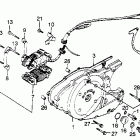 XL500S Генератор и крышка