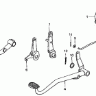 CT70 Педаль тормоза