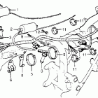 CX500D Wire harness @ ignition coil