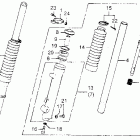 XR185 Передняя вилка