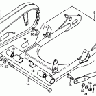 CB125S Swingarm @ chain case