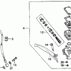 CB400TII Cb400tii front brake @ master cylinder