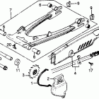 CBX Swingarm @ chain case 79