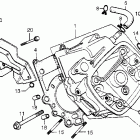 CX500D Левая головка цилиндров