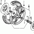 CBX Front wheel 79
