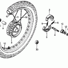 CB125S Front wheel 79