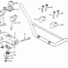 XR185 Руль и панель переднего номера