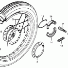 NC50 Заднее колесо