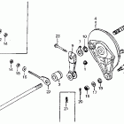 CT90 Задний тормоз