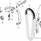 CX500D Цепь ГРМ и натяжитель