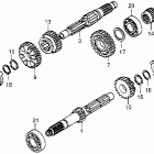 CX500D Трансмиссия