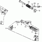 CB650 Подножки