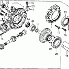 CX500D Final driver gear