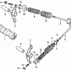CT70 Распредвал и клапана