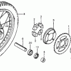XL75 Заднее колесо