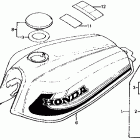 XL100S Fuel tank 79-80
