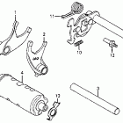 CM185T Барабан и вилки переключения